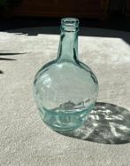 Glazen vaas, Huis en Inrichting, Woonaccessoires | Vazen, Minder dan 50 cm, Groen, Glas, Gebruikt