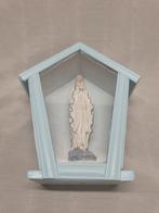 Lichtblauwe Maria Kapel met Gipsen Maria Beeld, Ophalen of Verzenden