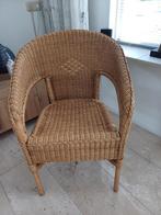 Rieten stoel, Huis en Inrichting, Ophalen, Bruin, Zitstoel, Riet of Rotan