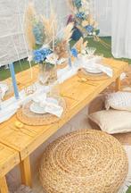 Picnic tafels hout decoratie, Ophalen, Zo goed als nieuw