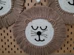 Dierenhoofd/ leeuwenkop/naturel/ kinder/babykamer, Ophalen of Verzenden, Nieuw, Wanddecoratie