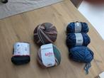 restjes bollen garen wol, Hobby en Vrije tijd, Breien en Haken, Ophalen of Verzenden, Zo goed als nieuw, Breien of Haken, Wol of Garen