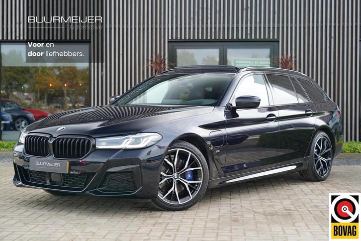 BMW 5-serie Touring 530e High Executive M | Dealer onderhoud, Auto's, BMW, Bedrijf, Te koop, 5-Serie, ABS, Achteruitrijcamera