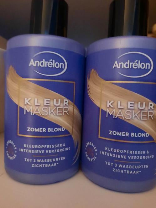 Andrélon kleurmasker zomerblond, Sieraden, Tassen en Uiterlijk, Uiterlijk | Haarverzorging, Zo goed als nieuw, Ophalen of Verzenden
