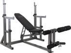 Bankdruk (Benchpress) PowerMark 450 Halterbank, Ophalen, Krachtstation, Zo goed als nieuw, Metaal