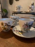 Schirnding Bavaria Kop en Schotel met Vogels, Huis en Inrichting, Keuken | Servies, Gebruikt, Ophalen of Verzenden, Overige stijlen