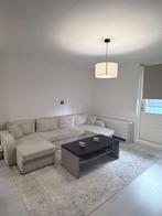 Moderne Hoekbank Comfivo 233 - Beige Ribstof, ZGAN!, Ophalen, Hoekbank, Zo goed als nieuw, 200 tot 250 cm