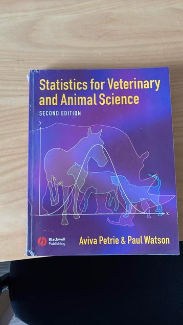 Statistics for veterinary and animal science beschikbaar voor biedingen