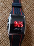 Nieuw. Led watch led horloge rood zwarte band, Sieraden, Tassen en Uiterlijk, Horloges | Heren, Nieuw, Overige merken, Ophalen of Verzenden