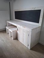 Houten speeltafel met krijtbord, Ophalen, Gebruikt