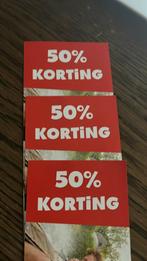 WALIBI 50% KORTING, Tickets en Kaartjes, Kortingskaart