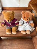 Vintage Bob en Sabine de Beer van Bijenkorf, Verzamelen, Beren en Cherished Teddies, Ophalen, Zo goed als nieuw, Stoffen beer