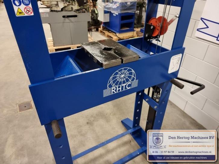 Werkplaatspers 50ton hand voet bediening lagerpers richtpers, Doe-het-zelf en Verbouw, Gereedschap | Overige machines, Zo goed als nieuw