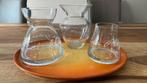 <Riviera Maison 3 x Vaas met tekst >, Ophalen, Overige kleuren, Minder dan 50 cm, Glas