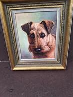 Ierse Terrier Schilderij Toos Gussen 1996, Ophalen of Verzenden