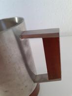 Prachtige Selangor tinnen en teak mok/bierpul, vintage, Ophalen