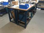 4 stevige werkbanken, Doe-het-zelf en Verbouw, Werkbanken, Ophalen, Gebruikt, 170 cm of meer