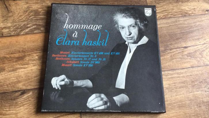 Clara Haskil - Hommage a Clara Haskil, Cd's en Dvd's, Vinyl | Klassiek, Zo goed als nieuw, Classicisme, Kamermuziek, 12 inch, Verzenden