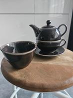 Theepot set Salt&Pepper Artisan, Huis en Inrichting, Keuken | Servies, Ophalen of Verzenden, Overige stijlen, Porselein, Schaal of Schalen
