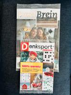 Nieuw 1x Puzzel Brein nr. 12 en 1x Denksport, Ophalen of Verzenden, Nieuw