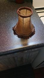 Vintage bruin Lampenkapje, Huis en Inrichting, Lampen | Lampenkappen, Ophalen, Rond, Minder dan 25 cm