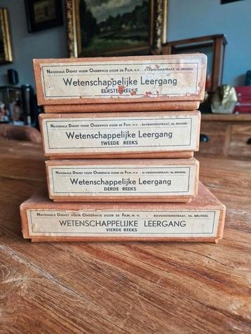 Oude school dia's film wetenschappelijke leergang beschikbaar voor biedingen