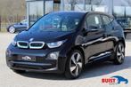BMW i3 94Ah 33 kWh WARMTEPOMP (bj 2017, automaat), Auto's, BMW, Automaat, Gebruikt, Zwart, 4 stoelen