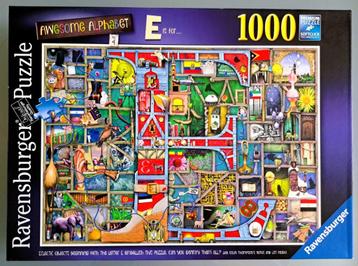 Ravensburger puzzel Awesome Alphabet (letter E) 1000 stukjes beschikbaar voor biedingen