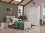 Monte 2-persoonsbed - 140x200 - Wit/beige