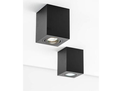 GT Cube Kardan 1.0 Zwart, enkelvoudige opbouwspots, NIEUW!, Huis en Inrichting, Lampen | Spots, Nieuw, Plafondspot of Wandspot