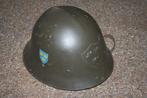 Zweedse M21 leger helm goede staat legerhelm, Ophalen of Verzenden, Landmacht, Overige gebieden, Helm of Baret
