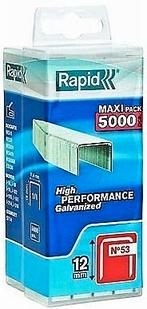 Nietjes Rapid High Performance Staples, No.53 maxipack 5000, Ophalen of Verzenden, Nieuw