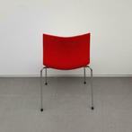 Arper Catifa 46 stoel - kunststof - wit/rood, Huis en Inrichting, Stoelen, Overige materialen, Vijf, Zes of meer stoelen, Gebruikt