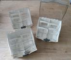 3x 3,5" floppy fellowes diskette bak case opslag box vintage, Ophalen of Verzenden, Fellowes