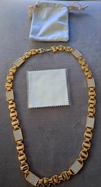 Koningsketting kingsley magnum top ketting met steentjes, Ophalen of Verzenden, Nieuw, Goud, Goud