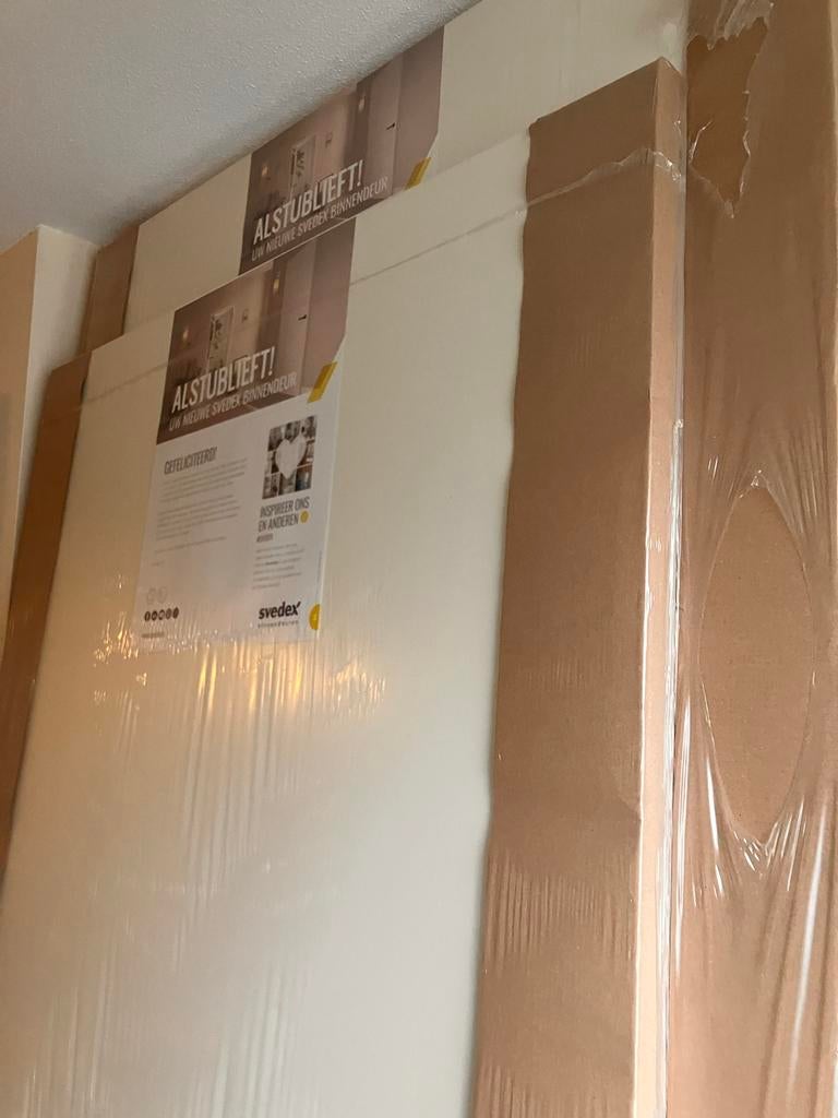 Svedex Opdekdeur 98 x 231cm - Nieuw in verpakking, Ophalen, 80 tot 100 cm, 215 cm of meer, Binnendeur