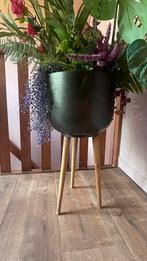 Plantenbak op poten met of zonder zijden bloemen, Ophalen, Minder dan 60 cm, Rond, Zo goed als nieuw