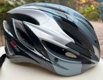 Fast Rider Fietshelm - Zwart/Zilver beschikbaar voor biedingen