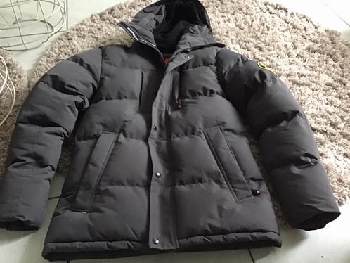 Zavetti Canada winterjas met bontkraag, Kleding | Heren, Jassen | Winter, Zo goed als nieuw, Maat 46 (S) of kleiner, Grijs, Ophalen of Verzenden