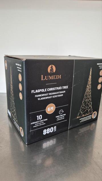 ZGAN! lumedi 880 led vlaggenmast kerstboom 6 meter beschikbaar voor biedingen