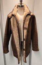 Heren parka lammy coat - met rits - maat L, Ophalen of Verzenden, Zo goed als nieuw, Maat 52/54 (L), Bruin