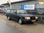 Volvo 240 2.0i Polar | APK 12-2025, Auto's, Achterwielaandrijving, Zwart, Blauw, Leder