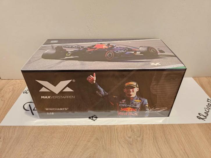 Verstappen Editie 102 winner Italië 2022 rb18 1:18, Verzamelen, Automerken, Motoren en Formule 1, Nieuw, Formule 1, Ophalen of Verzenden