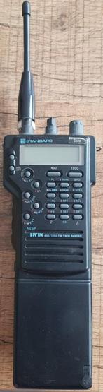 Standard C-628 Dualband Portofoon 430 en 1200Mhz, Ophalen, Gebruikt, Portofoon of Walkie-talkie, Met broekklem