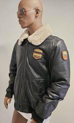 PME Legend schapen leren jas (XXL) met opvallende badges