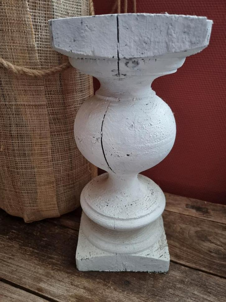 Oude Baluster - Wit Geschilderd, Huis en Inrichting, Woonaccessoires | Overige, Ophalen of Verzenden