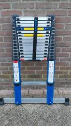 Professionele Telescoopladder - Aldorr, Doe-het-zelf en Verbouw, Ladders en Trappen, Ophalen of Verzenden, Zo goed als nieuw, Ladder