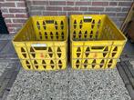 2 grote, veelgebruikte bakkersmanden, Ophalen, Kunststof, Gebruikt, Mand
