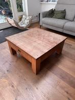 Teak salon tafel, Huis en Inrichting, Tafels | Salontafels, Ophalen, 50 tot 100 cm, Vierkant, Zo goed als nieuw