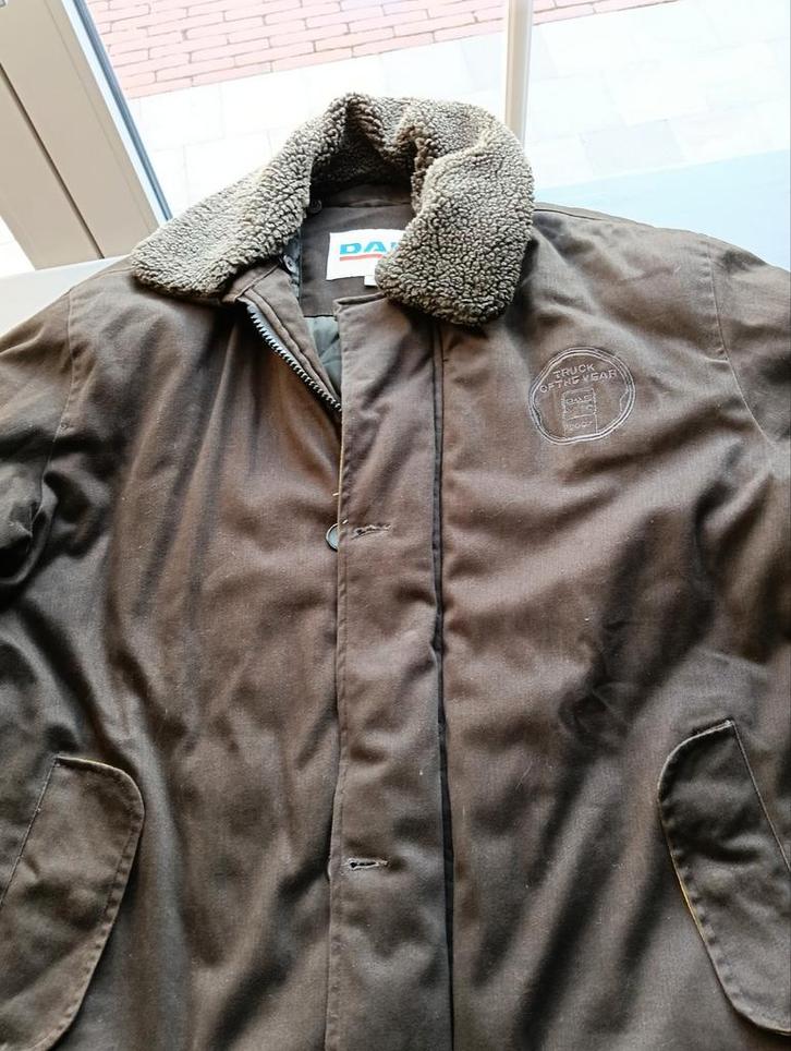 Vintage DAF Jas - Maat M - Bruin, Kleding | Heren, Jassen | Winter, Gedragen, Maat 48/50 (M), Bruin, Ophalen of Verzenden